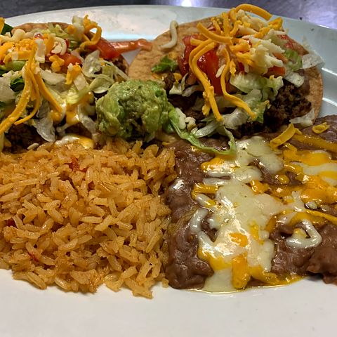 Bean Chalupa Plate at Nacho's Cantina & Grill