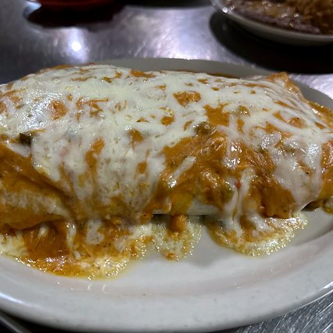 California Big Mouth Burrito at Nacho's Cantina & Grill