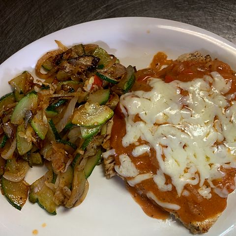 Chicken Calavasa at Nacho's Cantina & Grill