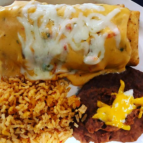 Chimichanga at Nacho's Cantina & Grill