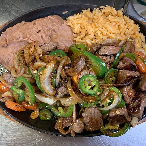 Steak Mexicana at Nacho's Cantina & Grill