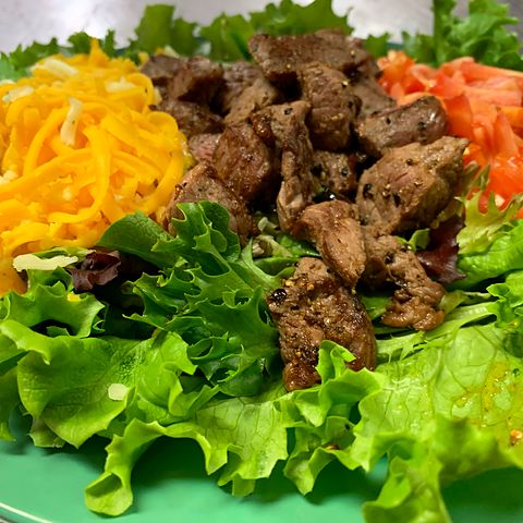 Steak Salad at Nacho's Cantina & Grill